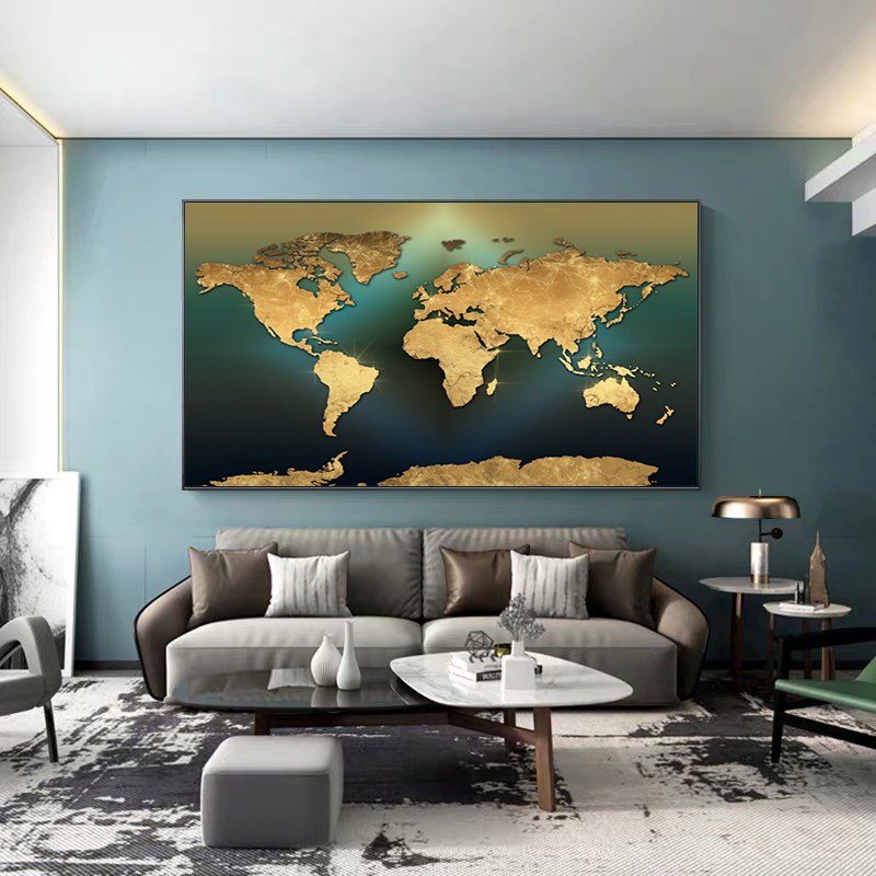 Modern Minimalist World Map Ar - đánh giá và giá Star Map Poster