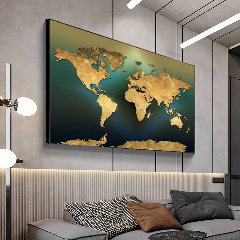 Modern Minimalist World Map Ar - đánh giá và giá Star Map Poster